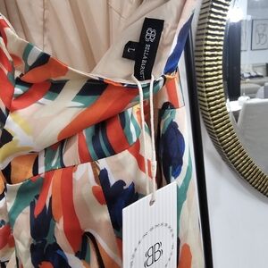 Abella Vibrant Multicolor Strappy Dress